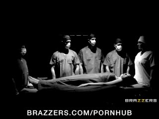 Stressed blond doctor Nikki Sexx daydreams about being gangbanged screenshot number 0