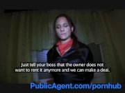Preview 2 of PublicAgent This sexy estate agent is a porn loving sex kitten.