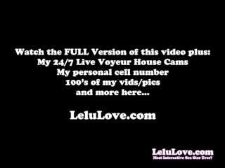 Lelu Love-WEBCAM: behind the Scenes Masturbation
