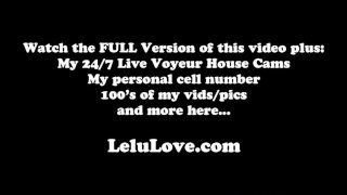Lelu Love-WEBCAM: Behind The Scenes Masturbation