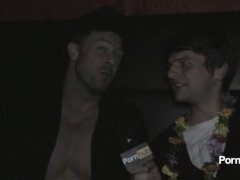 PornhubTV Jonny Cockfill Interview at SHAFTAs 2012