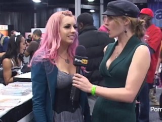 Интервью с Лекси Белль на PornhubTV на eXXXotica 2012