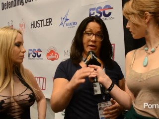 PornhubTV Aiden Starr Interview Bij 2013 AVN Awards