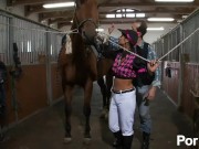 Preview 1 of Jockey Fucked By Her Coach