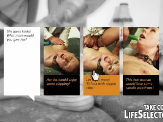 Lady and maid gets fucked by two gentleman.