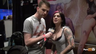 PornhubTV with Joanna Angel at eXXXotica 2013