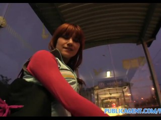 PublicAgent HD She fuckes me for money whilst_waiting for her train