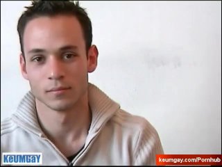 Nicolas, a Sexy 22 Y.o Guy get Wanked his Huge Cock by a Guy !