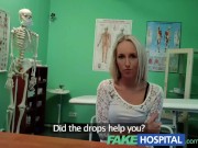 Preview 2 of FakeHospital Blonde womans headache cured by cock and her squirting orgasms
