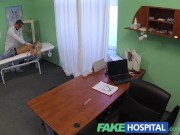 Preview 5 of FakeHospital Blonde womans headache cured by cock and her squirting orgasms