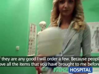 FakeHospital Sales rep on camera using pussy to hungover doctor