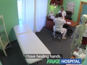 Preview 5 of FakeHospital Naughty blonde nurse gets doctors full attention