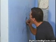 Preview 3 of Glory Hole Cock Sucking Muscled Hunks