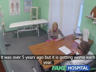 FakeHospital Hot blonde gets the full doctors treatment screenshot number 1