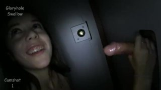 Gloryhole Is Visited By Two Latina Teenagers