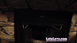 Lelu Love-BLOOPER: There’s a squirrel in my fireplace!! :)