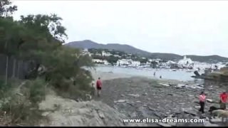 Crazy Day In Spain Flashing And Masturbation