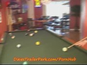 Preview 2 of My Slutty stepsister at the POOL HALL