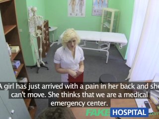 FakeHospital Naughty nurse heals patient with her tongue screenshot number 1