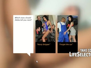 Gangbang, anal, DP, lesbian sex with Aletta Ocean