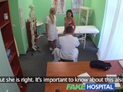 Preview 2 of FakeHospital Doctors cock and nurses tongue cure frustrated horny patients