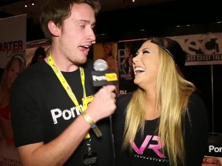 PornhubTV Carter Cruise Interview at eXXXotica 2014 Atlantic City