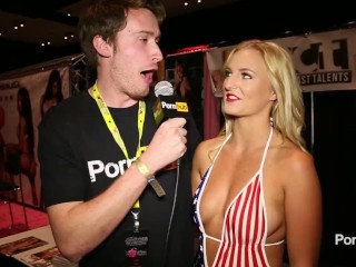 PornhubTV Payton Simmons Interview at eXXXotica 2014 Atlantic City