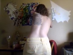 Topless and Painting The Walls