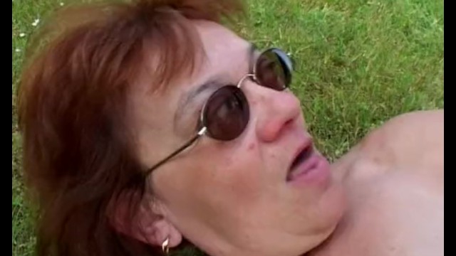 Granny with Huge Ass Gets Boy Hard