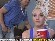 Preview 3 of Disgrace That Bitch - Fucking in a slutty neighborhood