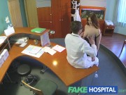 Preview 4 of FakeHospital Busty new staff member sucking and fucking for job