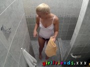 Preview 2 of Girlfriends Two horny Czech girls have hot steamy sex in the shower