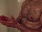 Preview 2 of Hot shower scene goes to the bedroom