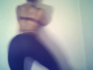 She loves working out! Watch her again.