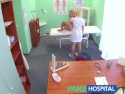 Preview 3 of FakeHospital Naughty blonde nurse sexually seduces stunning new patient