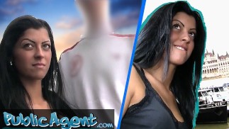 PublicAgent Beautiful brunette fucked in hotel as her bf waits outside