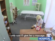 Preview 2 of FakeHospital Intense sexual encounter between bisexual patient and blonde