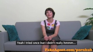 Cute Girl Gives Huge Facial In Casting Interview Fakeagent