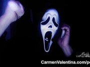 Preview 1 of Cum slut Carmen Valentina gets a Halloween Cock and Cum Treat!