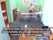 Preview 5 of FakeHospital Claustrophobic sexy russian blonde seem to love gorgeous nurse