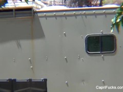 Capri Cavanni Behind The Scenes