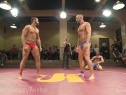 Preview 1 of Live Muscled Hunks Wrestling Match