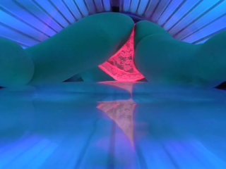 solarium, verified amateurs, masturbation, orgasm