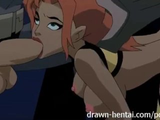 JUSTICE LEAGUE HENTAI - TWO CHICKS FOR BATMAN DICK