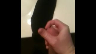 Jerking into a sock