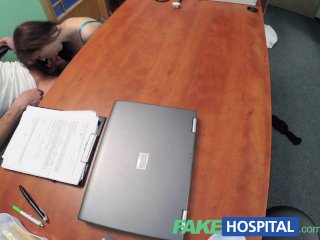 FakeHospital Sexy patient has_a big surprise_for the dirty doctor