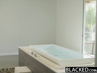 BLACKED California Girl Presley Hart Worships Huge Black Dick screenshot number 2