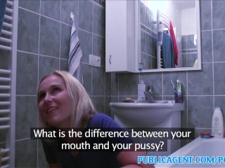 amateur, homemade, publicagent, blowjob