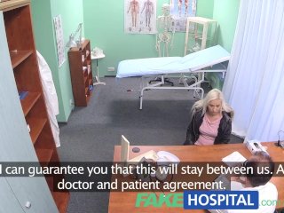 fakehospital, blonde, amateur, patient
