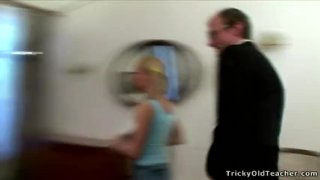 Tricky Old Teacher - Gorgeous blonde chick